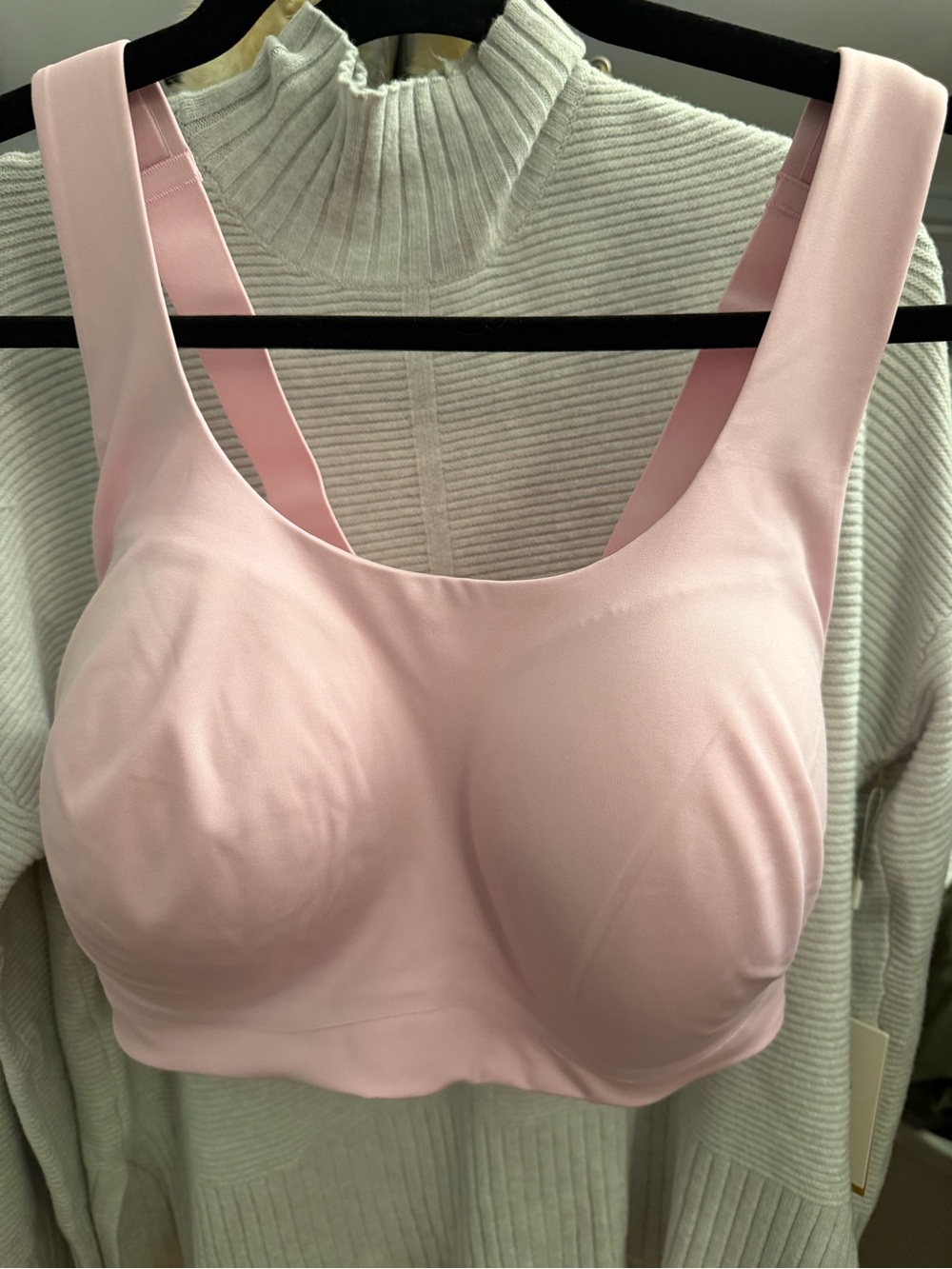 all in motion Pale Pink Scoop-Neck Padded Sports Bra